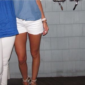 Gap Body White Denim Shorts